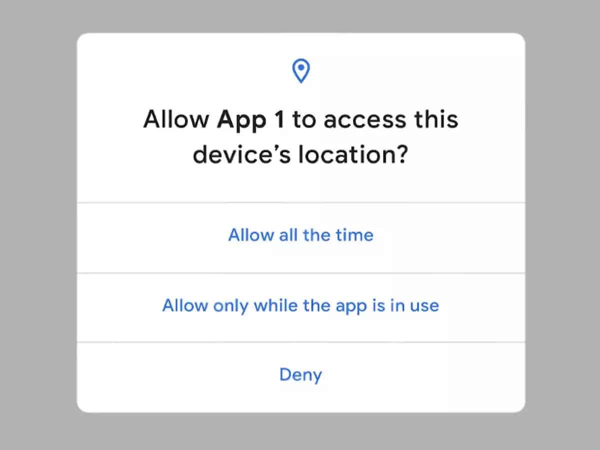 Akses Lokasi Aplikasi