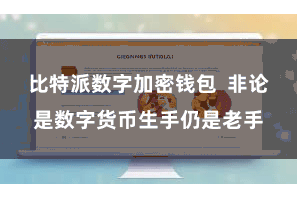 比特派数字加密钱包  非论是数字货币生手仍是老手