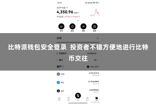 比特派钱包安全登录  投资者不错方便地进行比特币交往