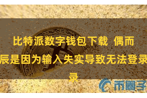 比特派数字钱包下载  偶而辰是因为输入失实导致无法登录