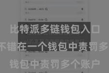 比特派多链钱包入口  用户不错在一个钱包中责罚多个账户