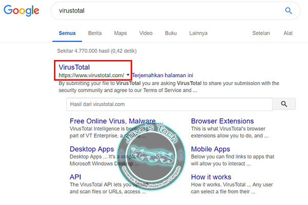 Situs Virustotal