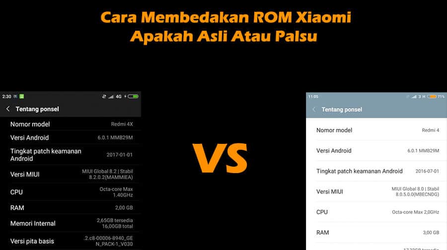 Cara Membedakan ROM HP Xiaomi Apakah Asli Atau Palsu