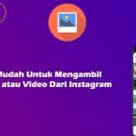 Cara Download Gambar atau Video Dari Instagram