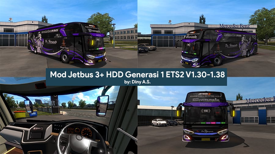 Mod Jetbus 3+ HDD Gen 1 ETS2 V1.30-1.38 by Diny A.S.