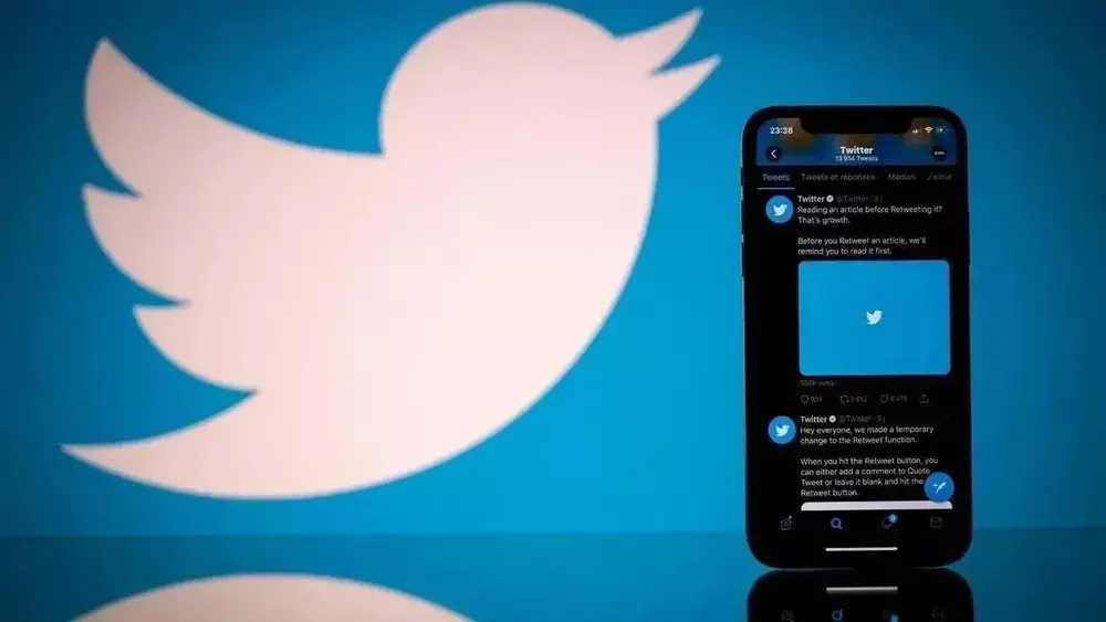 Twitter Logo with Twitter Timeline
